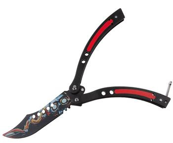 Nóż Motylek Treningowy N-454G