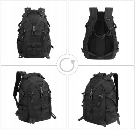 Plecak Wojskowy BSH ADVENTURE PL-005A Black