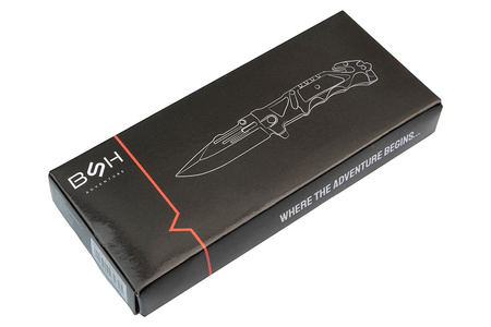 Nóż Ratowniczy BSH ADVENTURE N-389B Sprężynowy