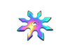 Nóż do rzucania - Gwiazdka Shuriken Rainbow N-404B