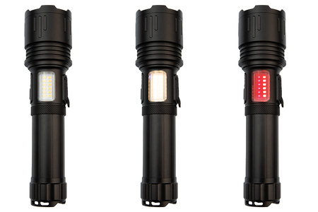 Latarka X-BALOG z 2x Bocznym Światłem BL-W406-P360 L-115 Powerbank