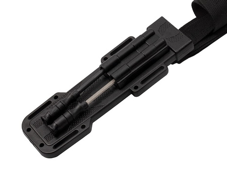 Nóż taktyczny HASTAA 15-HS-251 + krzesiwo i ostrzałka