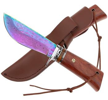 Nóż Myśliwski Damast Rainbow Fade TAKOMA N-960