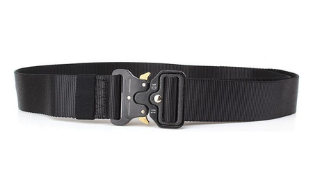 Pas Wojskowy Czarny PW-009B