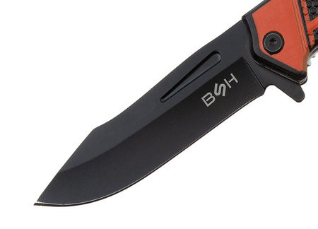 Nóż Ratowniczy BSH ADVENTURE N-380B Sprężynowy