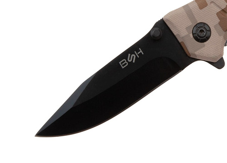 Nóż Ratowniczy BSH ADVENTURE N-386D Sprężynowy