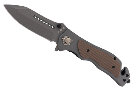 Nóż Ratowniczy BSH ADVENTURE N-389 Sprężynowy