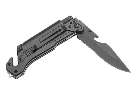 Nóż Ratowniczy BSH ADVENTURE 3w1 N-061Z Latarka Krzesiwo