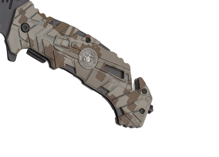 Nóż Ratowniczy BSH ADVENTURE N-393A Sprężynowy