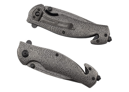 Nóż Ratowniczy BSH ADVENTURE N-392A Sprężynowy