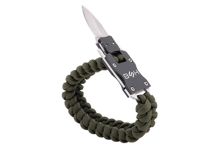 Bransoletka Survivalowa Paracord z Nożem BR-008