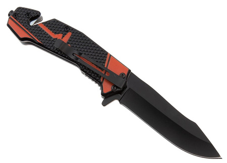 Nóż Ratowniczy BSH ADVENTURE N-380B Sprężynowy