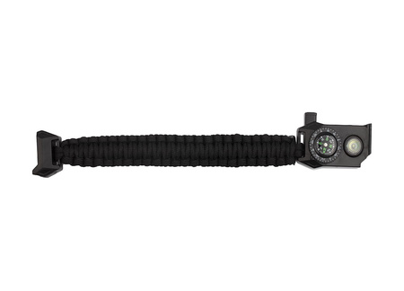 Bransoletka Survivalowa Paracord 9w1 Krzesiwo Kompas Latarka BR-004
