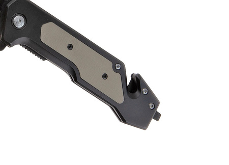 Nóż Ratowniczy BSH ADVENTURE N-394B Sprężynowy