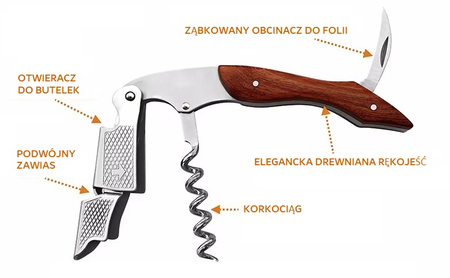 Korkociąg 3w1 BSH ADVENTURE CEZ-5