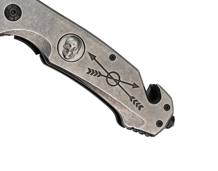 Nóż Ratowniczy BSH ADVENTURE N-363C Sprężynowy