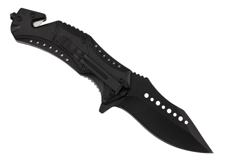 Nóż Ratowniczy BSH ADVENTURE N-364B Sprężynowy