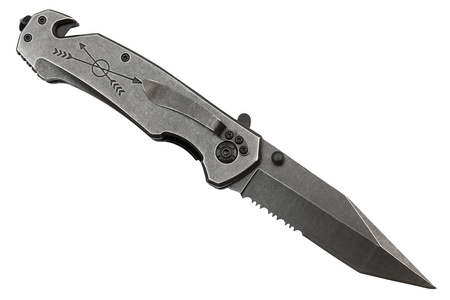 Nóż Ratowniczy BSH ADVENTURE N-363C Sprężynowy