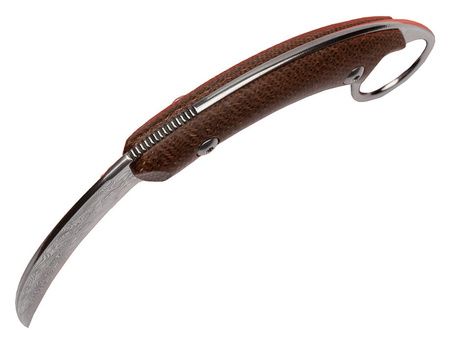 Nóż Karambit ze stali damasceńskiej TAKOMA N-955