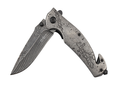 Nóż Ratowniczy BSH ADVENTURE N-392B Sprężynowy