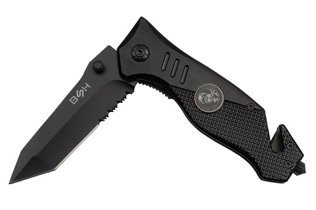 Nóż Ratowniczy BSH ADVENTURE N-386A Sprężynowy