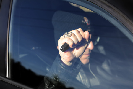 Nóż Ratowniczy HASTAA 01-HS-351 Sprężynowy