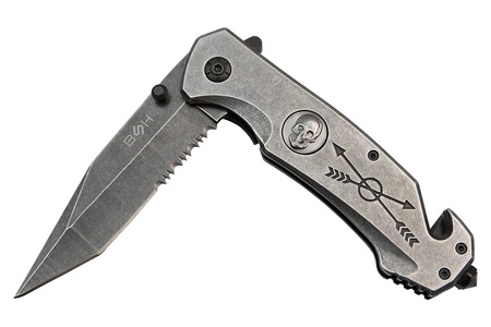 Nóż Ratowniczy BSH ADVENTURE N-363C Sprężynowy