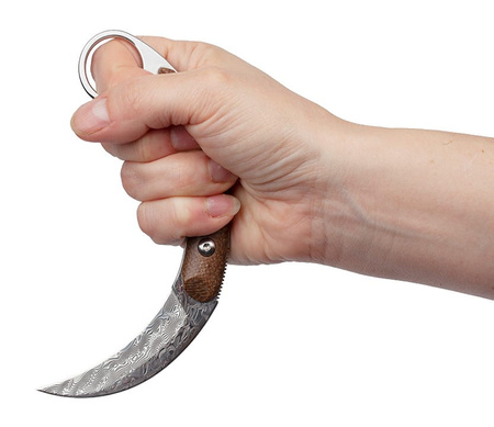 Nóż Karambit ze stali damasceńskiej TAKOMA N-955