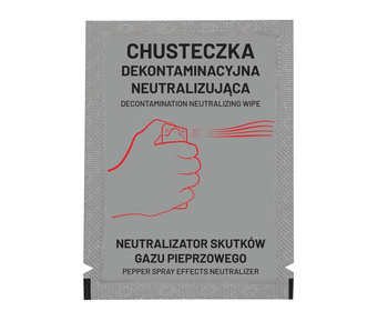 Chusteczka neutralizująca gaz pieprzowy G-090
