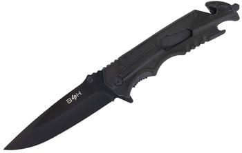 Nóż Ratowniczy BSH ADVENTURE N-501C Sprężynowy