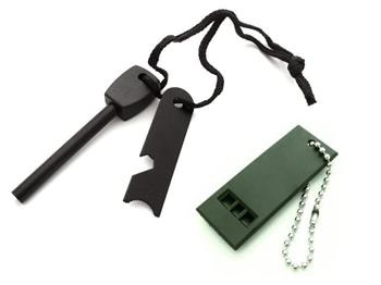 Krzesiwo Magnezowe XXL + Gwizdek BSH ADVENTURE K-011