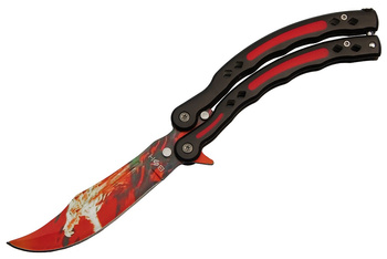 Nóż Motylek BSH ADVENTURE N-451F Treningowy